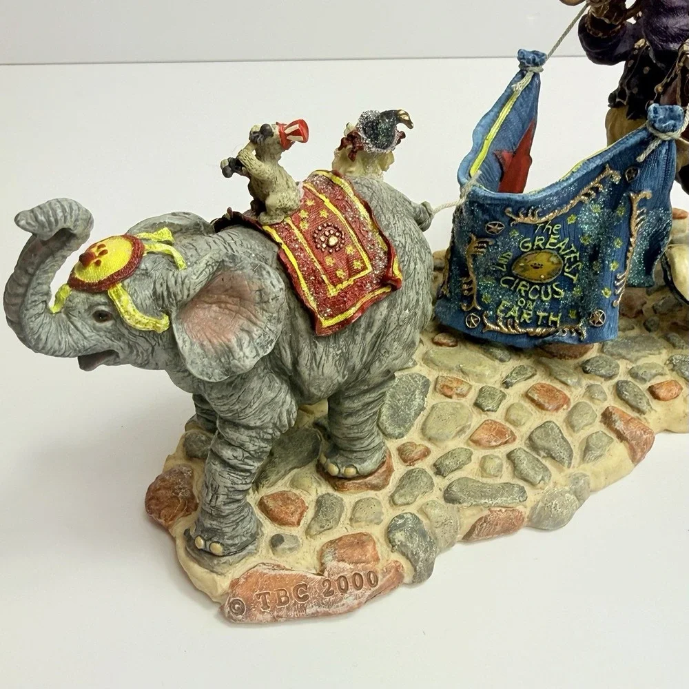 Vintage Boyds Bears Circus Parade Elephant Figurine 227808 Limited Edition 7021